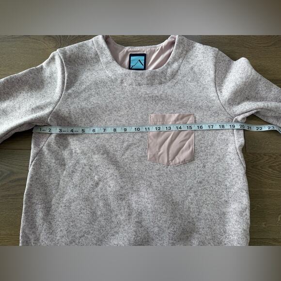Iceberg Outerwear Heathered Knit Long Sleeve Sweatshirt With Pocket Size Medium - Picture 9 of 10